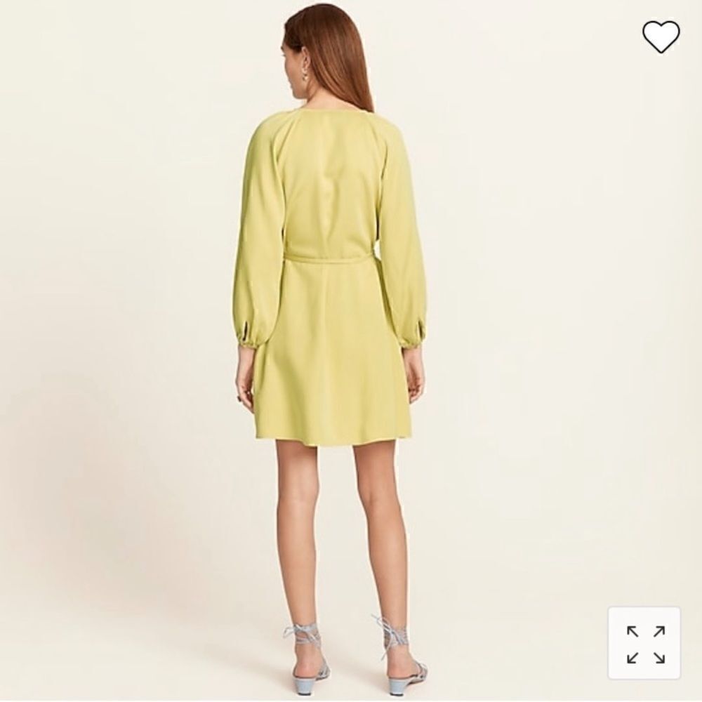 J Crew Drapey Wrap Mini Dress - Picture 3 of 12
